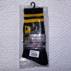 DREW HOUSE BLACK MASCOT SOCKS
